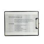 ESD Clip Board Manufacturer - A4 Plastic Black Anti Static Document Holder for Cleanroom