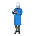ESD Labcoat Manufacturer - Polyester Safety Clothing Cleanroom Antistatic Conductive Fiber