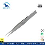 ESD Tweezers Manufacturer - Conductive Black Plastic for Industrial Manufacturing
