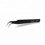 Tweezers Manufacturer - ESD Black Anti Static for Eyelash Extension 116mm