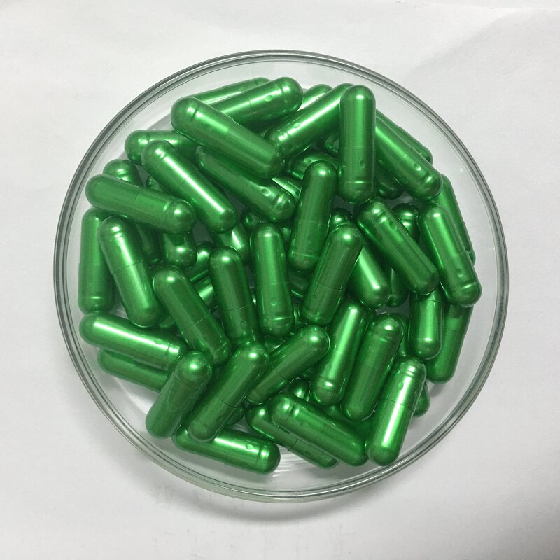 Gelatin Capsules Manufacturer - Colorful Metallic Pearl Halal Certified Customizable Empty Capsule