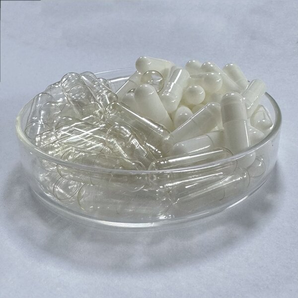Enteric Coated Capsules - Size 000 1-4 Clear Bone Slow Absorption Hard Empty Capsule