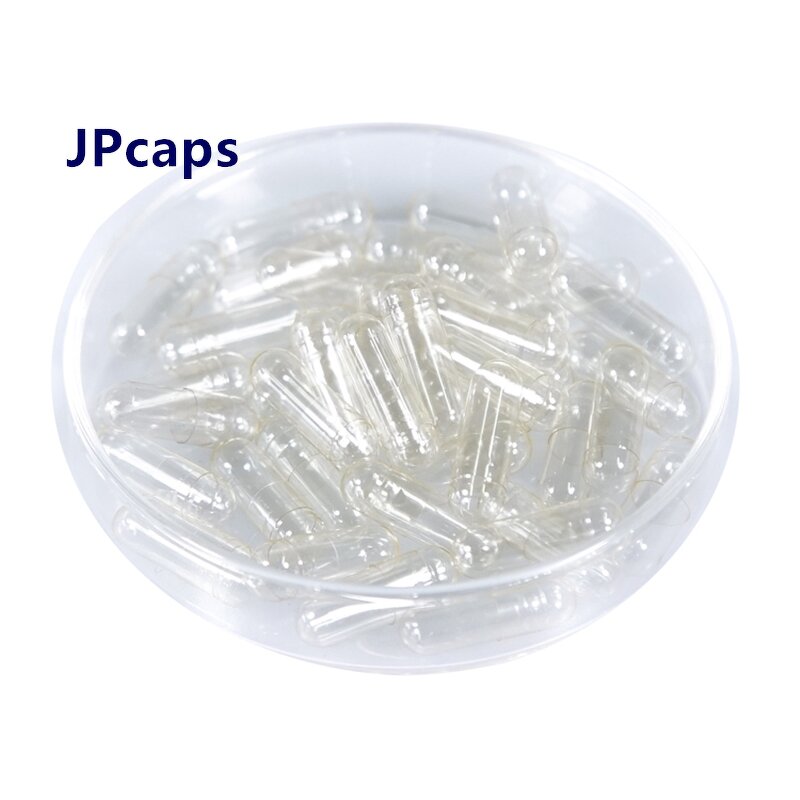 HPMC Capsules Manufacturer - Size 0 00 Transparent Gastric Soluble GMP HALAL ISO Custom Logo