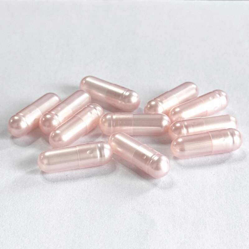 Gelatin Capsules Manufacturer - Custom Pearl Color Size 00 & 0 Hard Empty Capsule Shell
