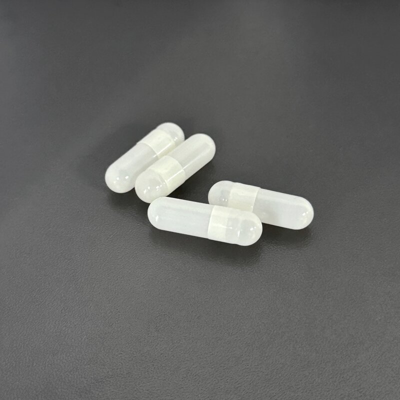Gelatin Capsules Manufacturer - Size 00 0 Titanium-free White Hard Empty Capsule Shell