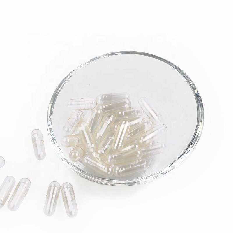 Gelatin Capsules Manufacturer - Size 0 00 1 OEM Medical Clear Hard Empty Gelatin Capsule