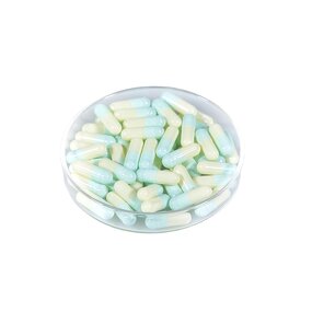 Enteric Coated Capsules - Size 00 & 0 Custom Organic Clear Color Customizable Coating