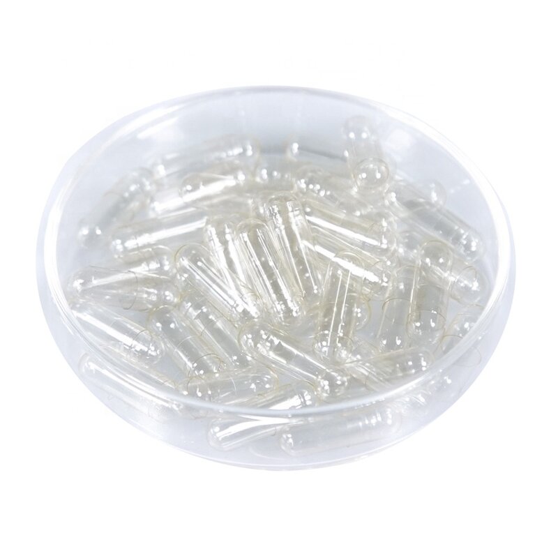 HPMC Capsules Manufacturer - Size 0 OEM Pullulan HPMC Gelatin-Free Clear White Vegetarian