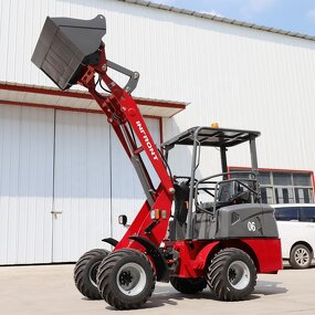 Loader Manufacturer - 4 Wheel Front End Small Mini Backhoe Loader Factory Direct