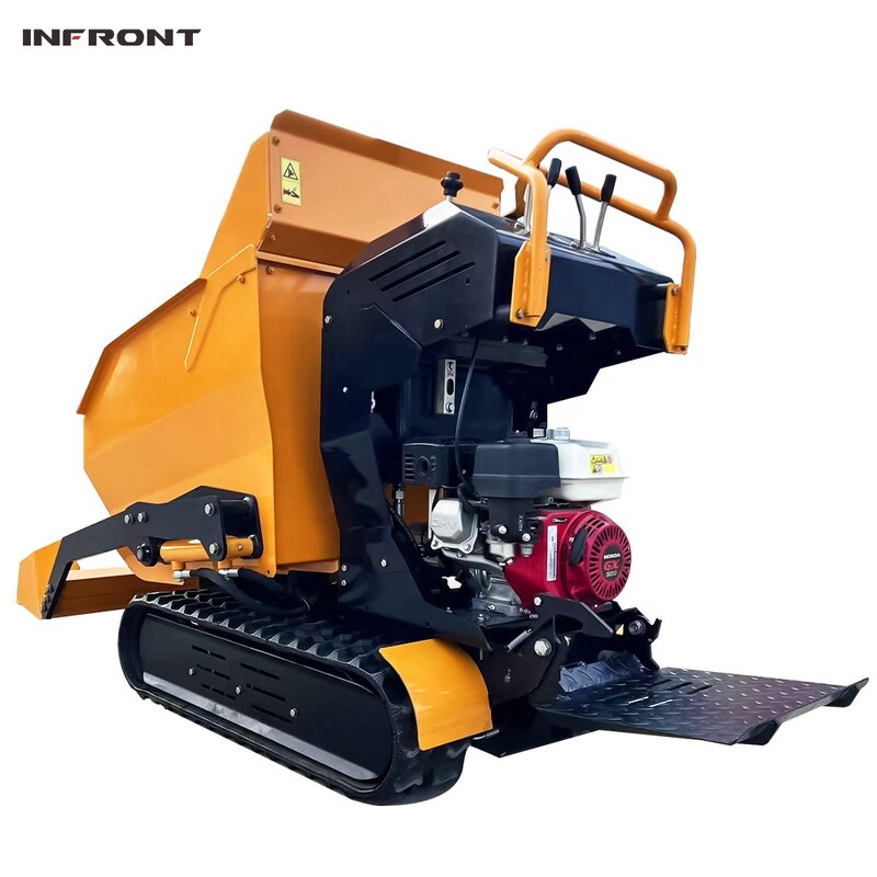 Dumper Manufacturer - 300-1000kg Mini Tractor Crawler Walk Behind Track Dumper