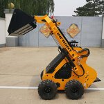 Loader Manufacturer - Small Skid Steer Front End Loader Bucket Attachment Skidsteer