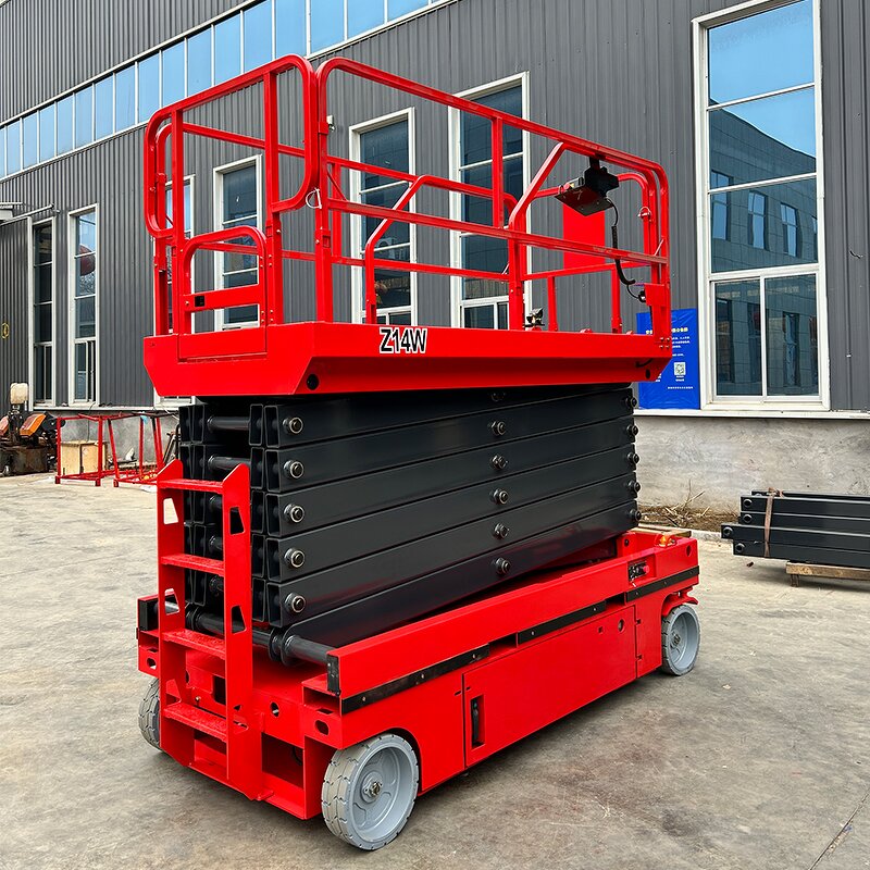 Scissor Lift Manufacturer - 450kg 6-14m Mobile Electric CE ISO Aerial Work Platform