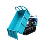 Dumper Manufacturer - INFRONT Hydraulic Front Tipping Self Loading Track Mini Dumper