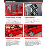 Scissor Lift Manufacturer - 6-14m Portable Mobile Electric Vertical Scissors Lifting Platform