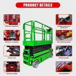 Scissor Lift Manufacturer - 6-14m Self Propelled Track Electric Hydraulic Scaffold Work