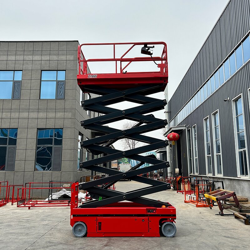 Scissor Lift Manufacturer - 4-16m Portable Electric Hydraulic Self Propelled Aerial Man Lift
