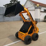 Loader Manufacturer - Small Skid Steer Front End Loader Bucket Attachment Skidsteer