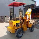 Loader Manufacturer - 4 Wheel Front End Small Mini Backhoe Loader Factory Direct