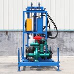 Drilling Rig - 150-200m diesel Hydraulic Wheels Water Well Rotary Drilling Rig