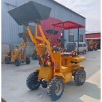 Loader Manufacturer - 4 Wheel Front End Small Mini Backhoe Loader Factory Direct