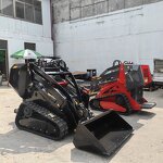 Loader Manufacturer - EURO5 EPA YF380 23HP Small Skid Steer Front Crawler Loader