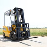Forklift Attachment - Heavy Duty Yard Sweeper Cleaning Brush Warehouse Sweeping PP