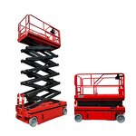 Scissor Lift Manufacturer - 6-14m Self Propelled Electric Hydraulic Mobile Lifting Platform