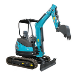 Excavator Manufacturer - 2-2.5ton Zero Tail Mini Digger Rubber Track Bagger