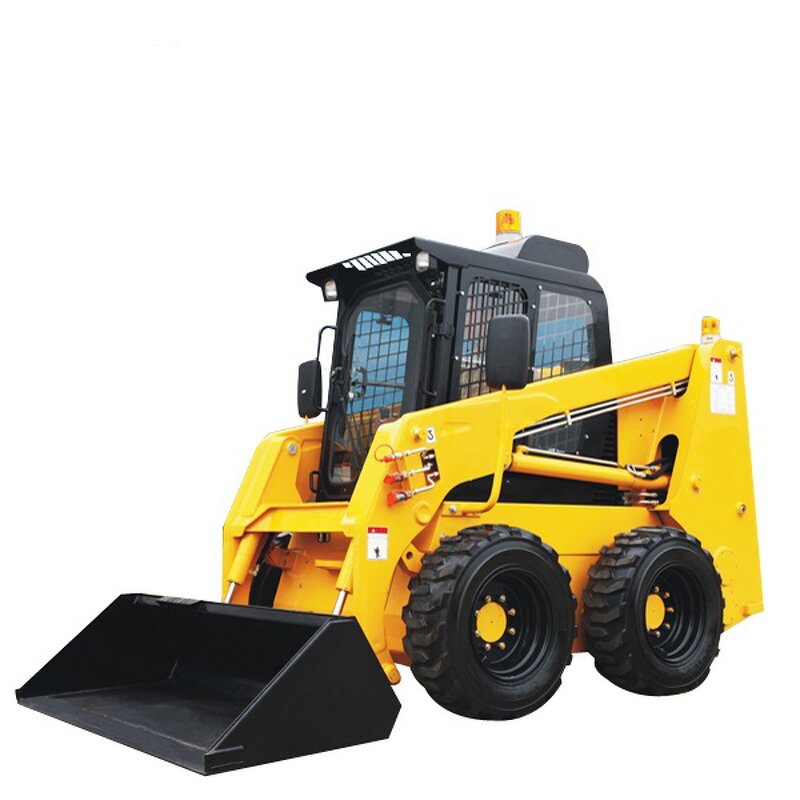 Loader Manufacturer - Factory Mini Skid Steer Wheel Loader with Backhoe
