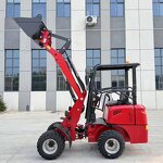 Loader Manufacturer - Smallest Electric Diesel Mini Articulated Front End Wheel Loader