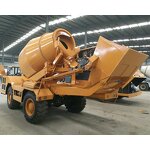 Concrete Mixer - Propelled Small Mobile Truck Self Loading Concrete Mixer