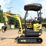Excavator Manufacturer - 2-2.5ton Zero Tail Mini Digger Rubber Track Bagger