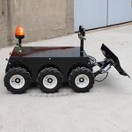 Snow Blower - Electric Gasoline Skid Steer Snow Pusher Tractor