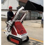 Loader Manufacturer - Mini Garden Side Garbage Truck Articulated Front End Loader