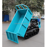 Dumper Manufacturer - CE Approved 500Kgs-1tons Hydraulic Small Crawler Dumper