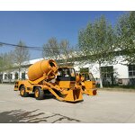 Concrete Mixer - Building Construction Electric Cement Self Loading Mixer