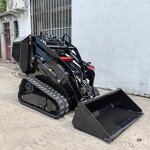 Loader Manufacturer - EURO5 EPA YF380 23HP Small Skid Steer Front Crawler Loader