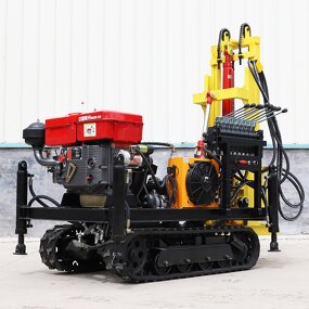 Drilling Rig - 150-200m diesel Hydraulic Wheels Water Well Rotary Drilling Rig
