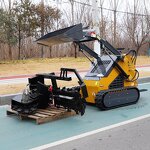 Loader Manufacturer - EPA Small Skid Steer Front Crawler Type Mini Loader Farms