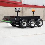 Snow Plow - Electric Rc Tractor With Snow Plow Attachment