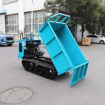 Dumper Manufacturer - INFRONT Hydraulic Front Tipping Self Loading Track Mini Dumper