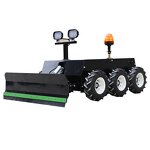 Snow Blower - Truck Mounted Backpack Battery Snow Shovel With Wheels