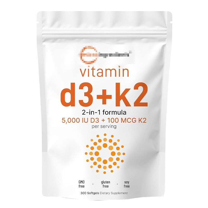 Vitamin D3 K2 Capsules Manufacturer - Custom Bone Health