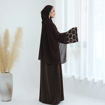 Abaya Manufacturer - 2025 Eid Open Beaded With Snaps Kimono Muslim Abaya