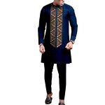 Men Shirt - 2025 African Ankara Wax Cotton Print African Clothing