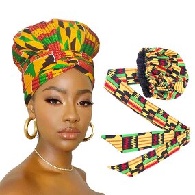 Ankara Bonnet - African Wax Print With Satin Lining Cotton Many Colors