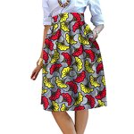 African Skirt - Hot Sale Real Ankara Wax Cotton African Women Skirts