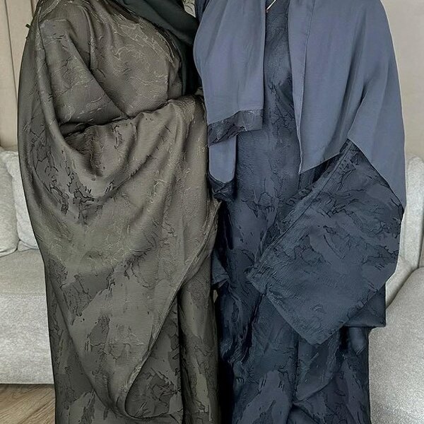 Abaya Manufacturer - 2026 Ramadan 5 Colors Jacquard With Inner Waist Belt