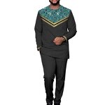 Men Wear - Wax Fabric 100% Cotton Dashiki Ankara Style African Men