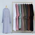 Abaya Manufacturer - 2024 10 Colors Sport Style With Hoodie Muslim Long Dress